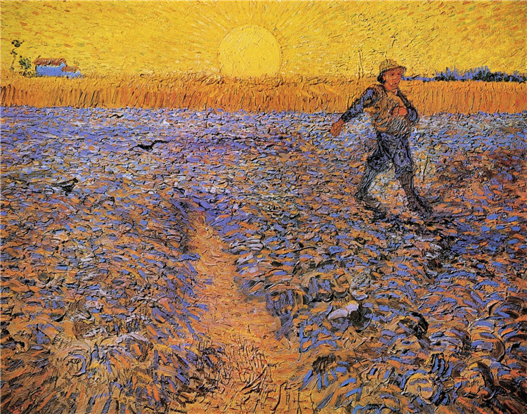 Sower Vincent Willem Van Gogh Oil Painting